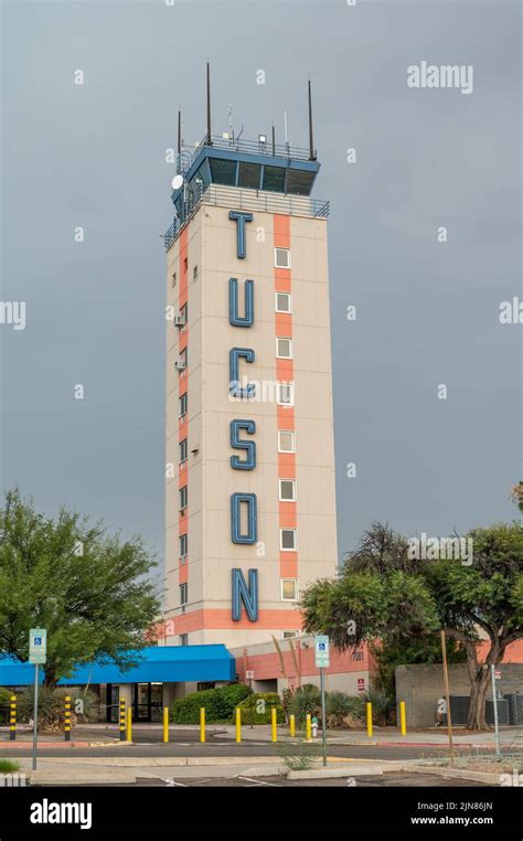 Tucson International Airport, Air control tower Stock Photo - Alamy