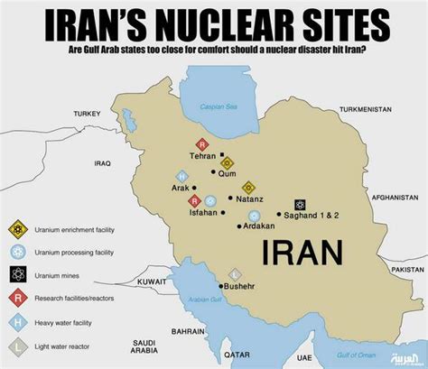 A Map of Iran’s Nuclear Facilities - Paperblog