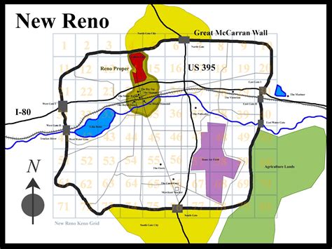 Tales from New Reno: Map of New Reno