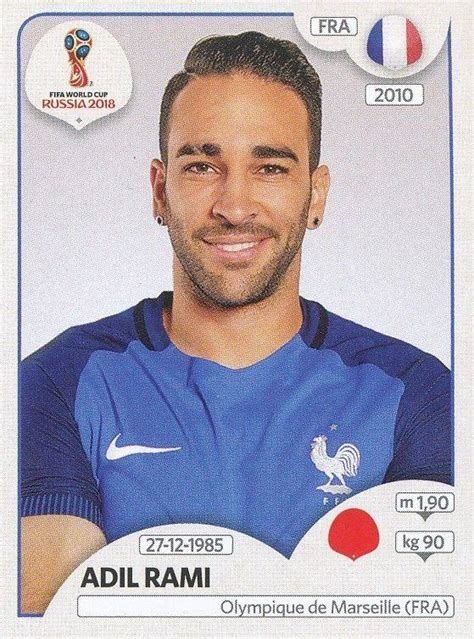 Adil Rami - France - FIFA World Cup Russia 2018 sticker 200-U