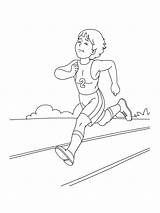 Track And Field Coloring Pages  Best For Kids sketch template