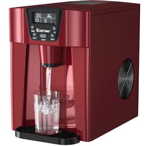 2 In 1 Ice Maker Water Dispenser Countertop 36Lbs/24H LCD Display Portable Red 7461758926128 | eBay