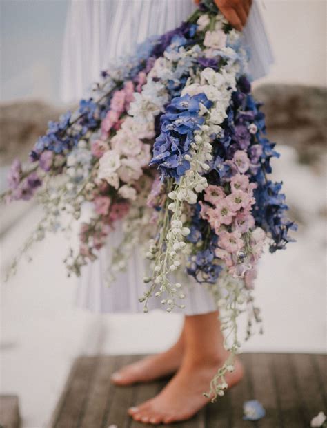 A Year of Flowers: Larkspur | Delphinium wedding bouquet, Wildflower bouquet, Beautiful flowers