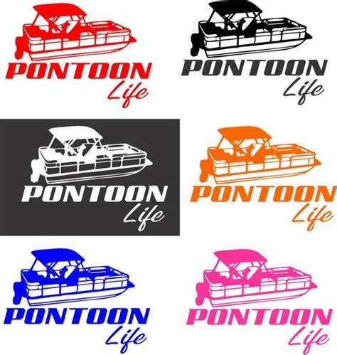 Pontoon Boat Decal | Etsy | Boat decals, Pontoon boat, Pontoon