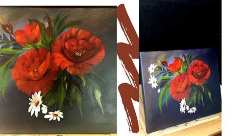 Bob Ross Paintings Flowers