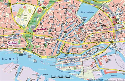 Map of Hamburg | TravelsMaps.Com