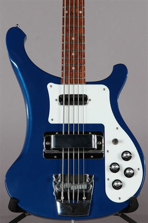 2001 Rickenbacker 4003S/5 5-String Bass Guitar Midnight Blue | Guitar Chimp