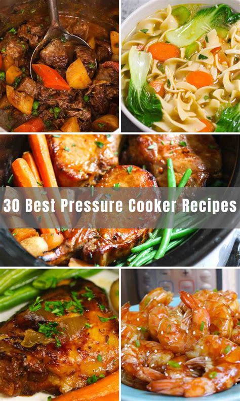 30 Best Pressure Cooker Recipes (Easy Instant Pot Recipes) - IzzyCooking