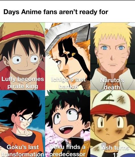 Days Anime fans aren't ready for | Meme : r/AnimeMemes4You_