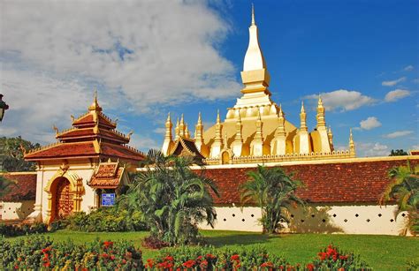 Tourist Attractions In Vientiane Laos - Pha That Luang (#1543856) - HD ...