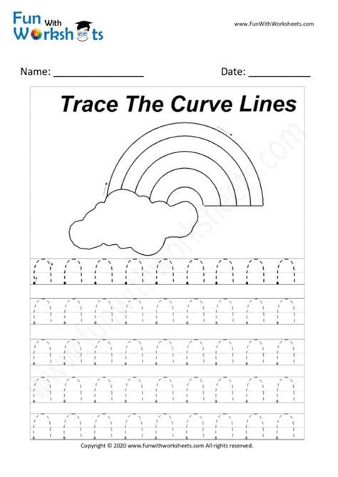 Line Tracing Activity Sheets - Free printable Worksheets