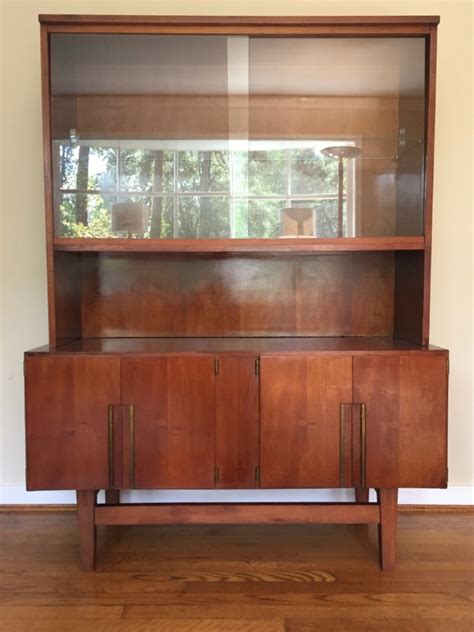 Mid Century Modern China, Liquor, Display, Storage Cabinet - EPOCH