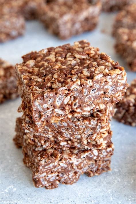 Chocolate Rice Krispies Treats Recipe – Not Enough Cinnamon | Recipe | Chocolate rice krispie ...