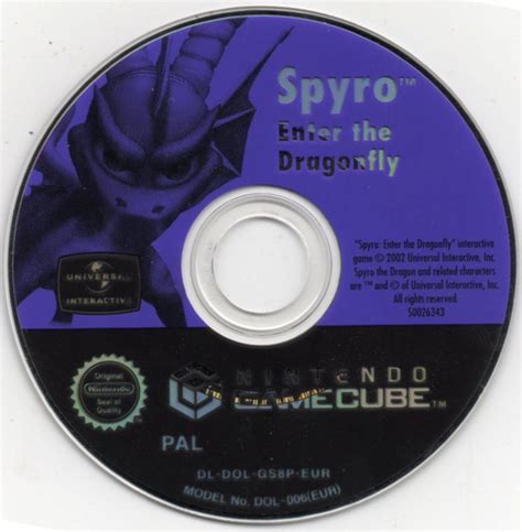 Spyro: Enter the Dragonfly (2002) GameCube box cover art - MobyGames