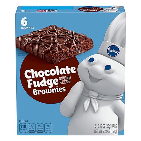 Pillsbury Chocolate Fudge Brownies 6 ea | Northgate Market