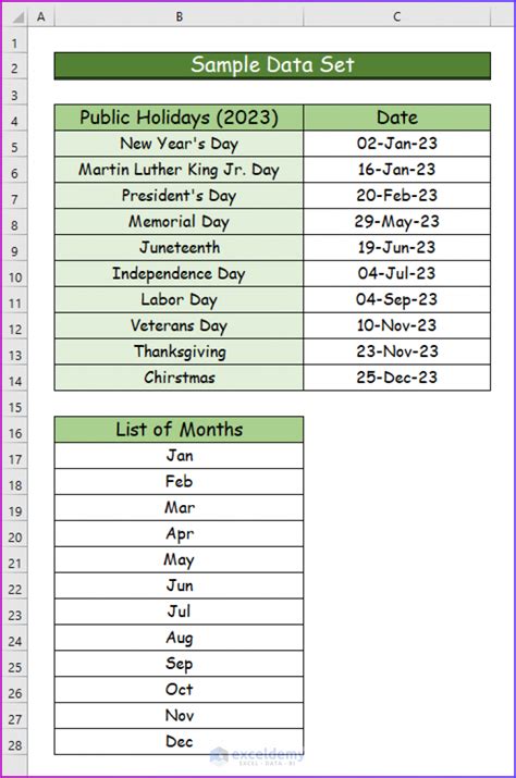 How to Make an Interactive Calendar in Excel (2 Easy Ways)