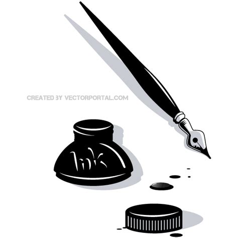 Ink Pen Clip Art | Download Free Vector Art | Free-Vectors