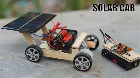 How to Make Remote Controlled Solar Powered Car - at Home || MH4 TECH - YouTube