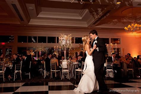 The bride and groom having their first dance at the Austin Country Club. | Austin wedding ...