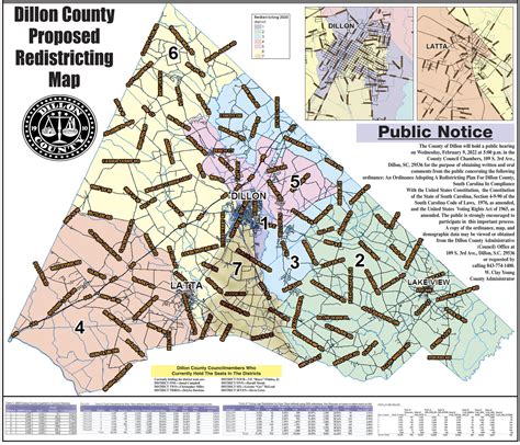 PUBLIC NOTICE: Proposed Dillon County Redistricting Map – The Dillon Herald