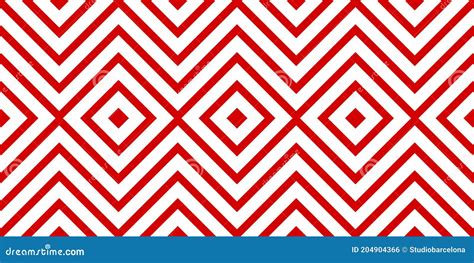 Red and White Geometric Pattern Stock Vector - Illustration of ...