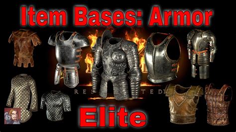 D2R Item Bases - Armors (Sacred Armor, Archon Plate, Great Hauberk, Hellforge Plate, Ect) - YouTube