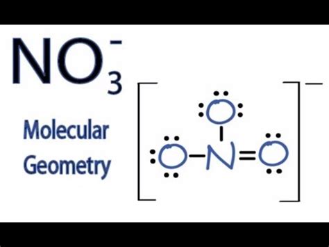 No3 Molecular Geometry Shape and Bond Angles