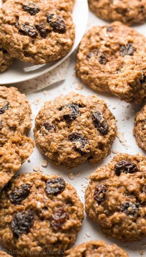 Healthy Oatmeal Raisin Breakfast Cookies | Amy's Healthy Baking