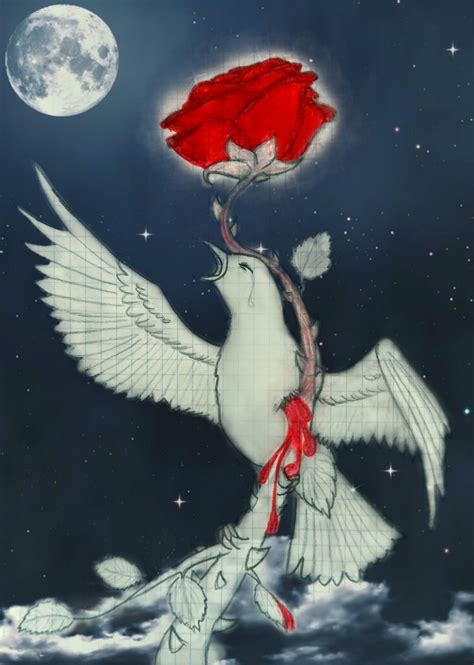 The Nightingale and the Rose by Chukapix on DeviantArt