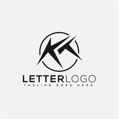 Premium Vector | Kt logo design template vector graphic branding element