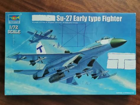 TRUMPETER RUSSIAN SUKHOI Su-27 Early Type Fighter 1/72 No 01661 Flanker ...