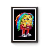 Tekashi 69 6ix9ine Spongebob Poster