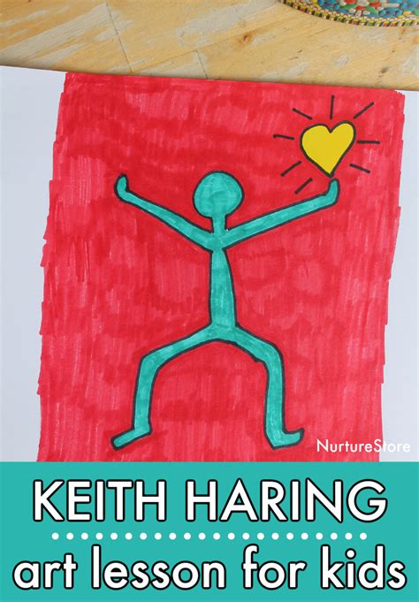 Keith Haring art lesson for children - NurtureStore