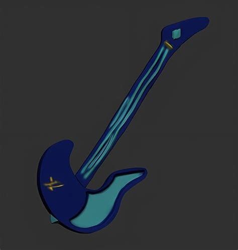 Sky Children Of the Light guitar 3D model 3D printable | CGTrader