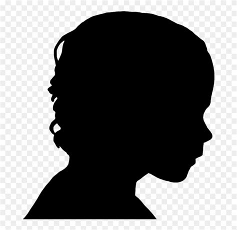 Download Boy Face Silhouette - Silhouette Clipart (#771874) - PinClipart