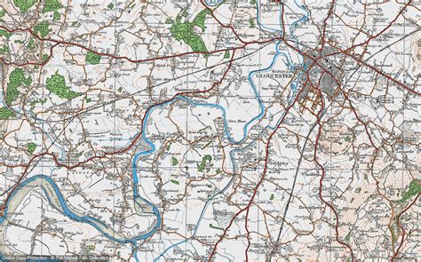 Historic Ordnance Survey Map of Elmore, 1919 - Francis Frith