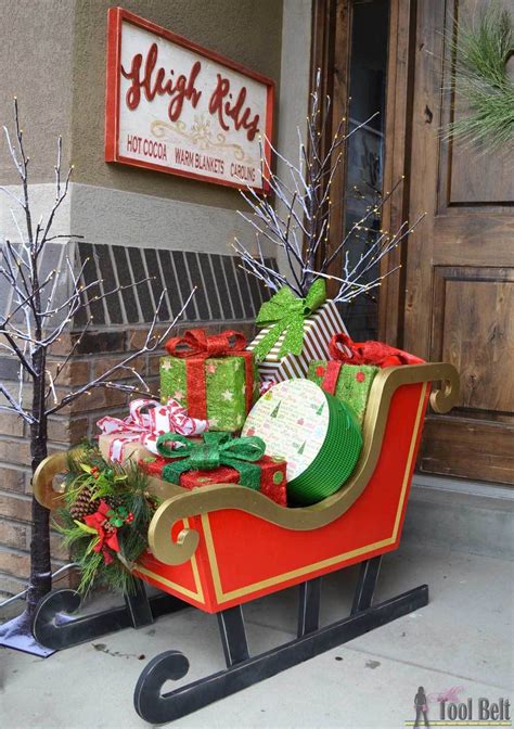 Santa's DIY Wood Sleigh - RYOBI Nation Projects