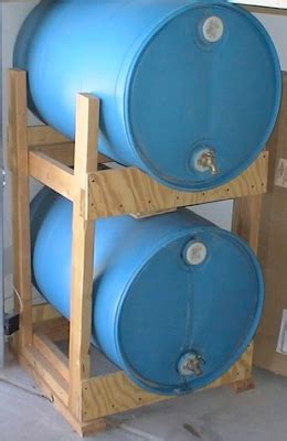 Cedar Mill Prepared: Water Barrel Storage Rack