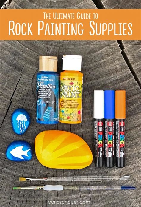 Rock Painting Supplies: Tried and Tested for Success - Carla Schauer ...