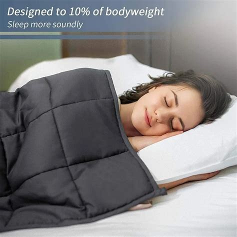 King Size Weighted Blanket (20 lbs, 88"x 104") Ideal for King or ...