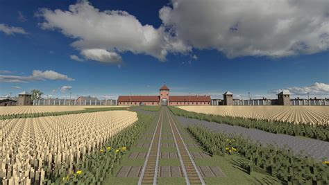 AUSCHWITZ-BIRKENAU, OSWIECIM, POLAND Minecraft Map