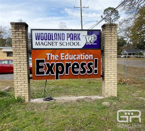 School Marquee Signs | LED School Signs | Golden Rule Signs