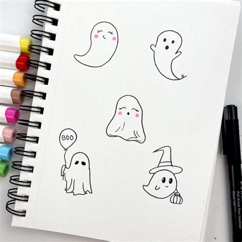 15 Ghost Drawing Ideas: How To Draw A Ghost