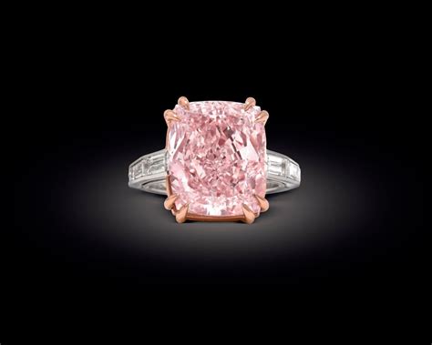 The Graff Pink – $46.2 Million - A 24.78 carat pink diamond ring that was at one time owned by ...