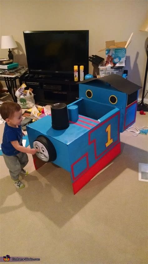 Thomas the Tank Engine Costume | Original DIY Costumes - Photo 6/7