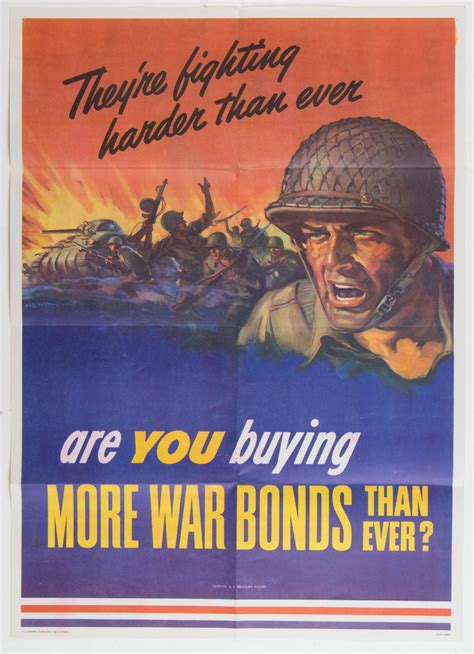 Lot - WORLD WAR II PROPAGANDA POSTER