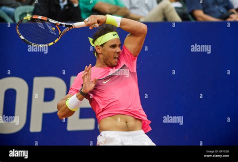 Rafael Nadal forehand shot Stock Photo, Royalty Free Image: 113084616 ...