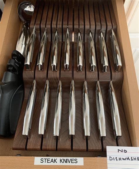 Steak knife storage | Kitchen 2020, Knife storage, Steak knives