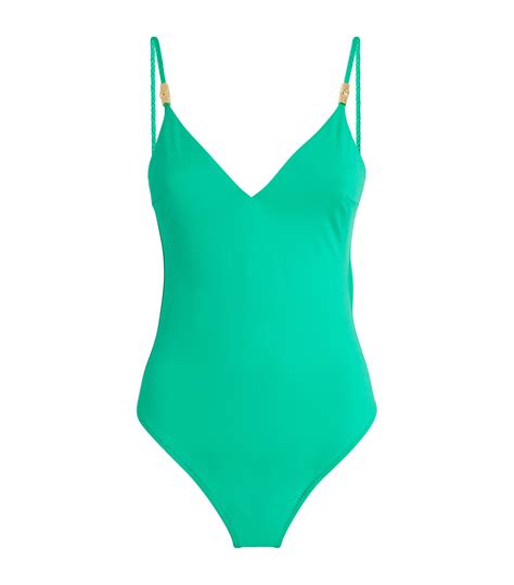 Womens Heidi Klein green Maldives Plunge Swimsuit | Harrods # {CountryCode}