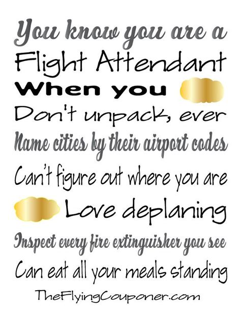 Funny Flight Attendant Quotes - ShortQuotes.cc